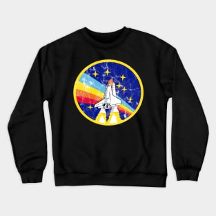 Space Shuttle Rainbow Crewneck Sweatshirt